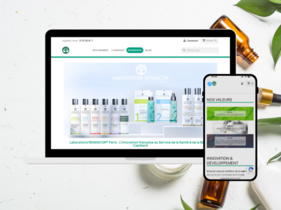 Mokup Laboratoire Renascor